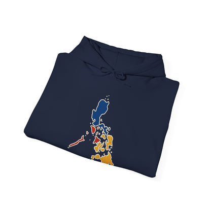 Philippines Map & Heraldic Eagle Hoodie — Filipino Pride Pullover
