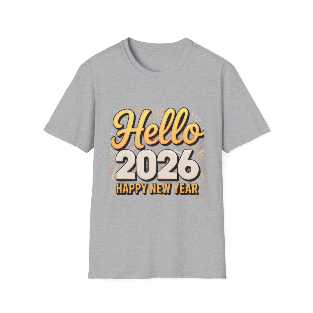 Hello 2026 Happy New Year T-Shirt