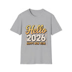 Hello 2026 Happy New Year T-Shirt