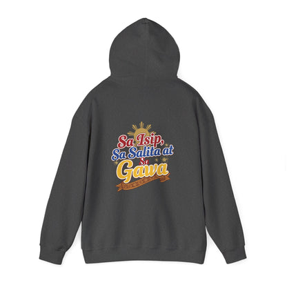 Pinay sa Isip sa Salita at sa Gawa — Filipino Pride Pullover Hoodie