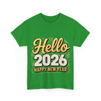 Copy of New Year Celebration Tee - Hello 2026 Happy New Year Design