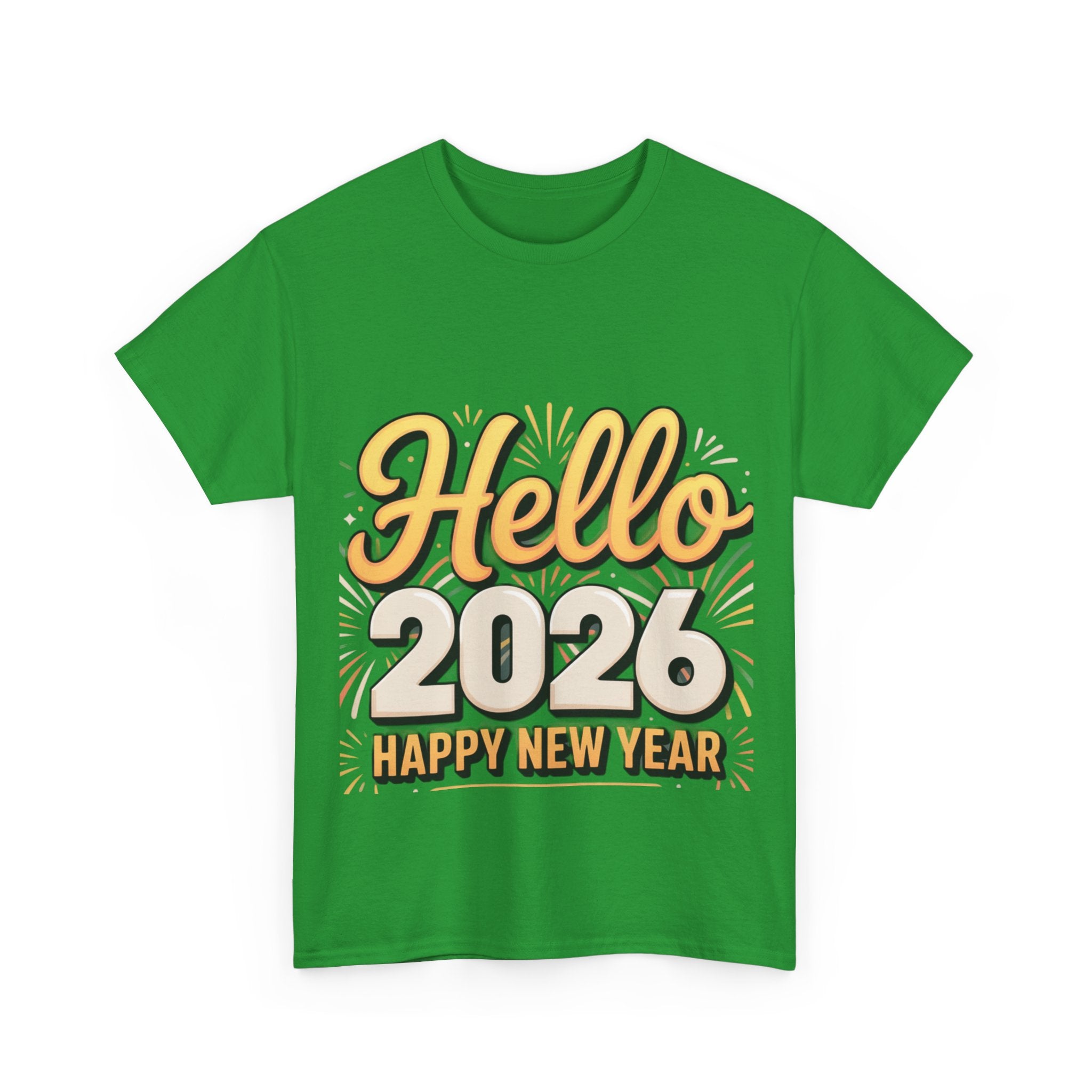 Copy of New Year Celebration Tee - Hello 2026 Happy New Year Design