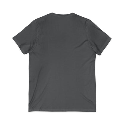 Basketball Player Art V-Neck Tee — Dynamic Court Action Graphic Shirt