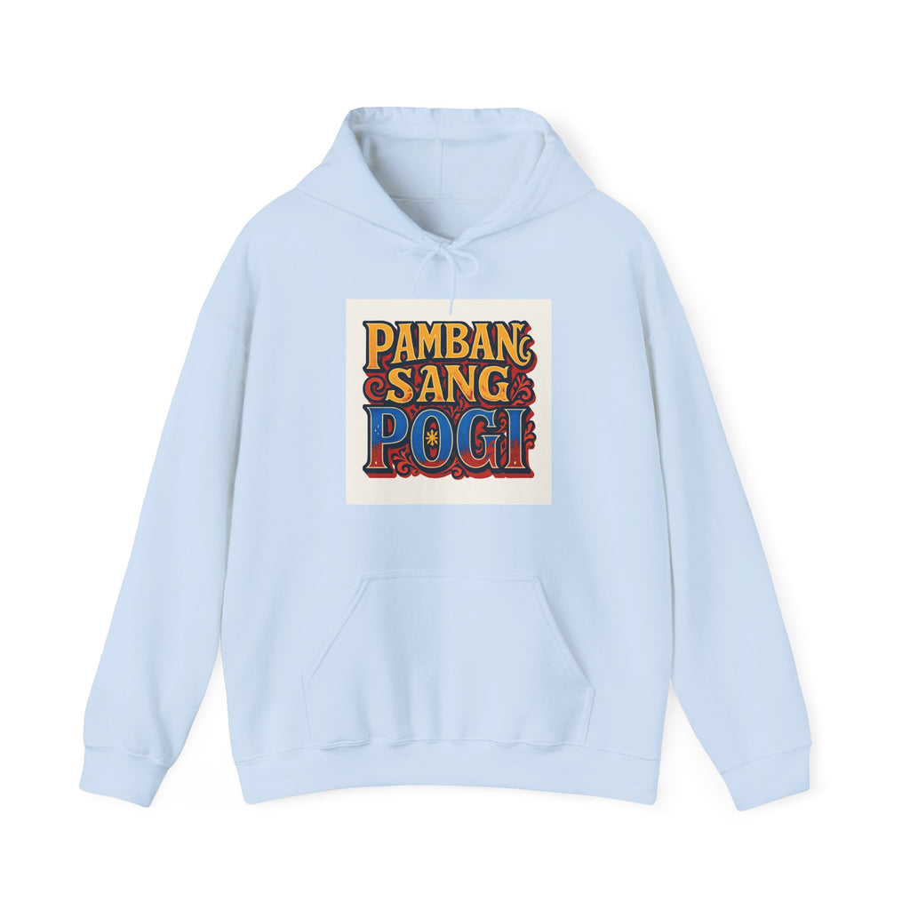 Filipino Pride Hoodie — "Pambansang Pogi" Retro Lettering Pullover