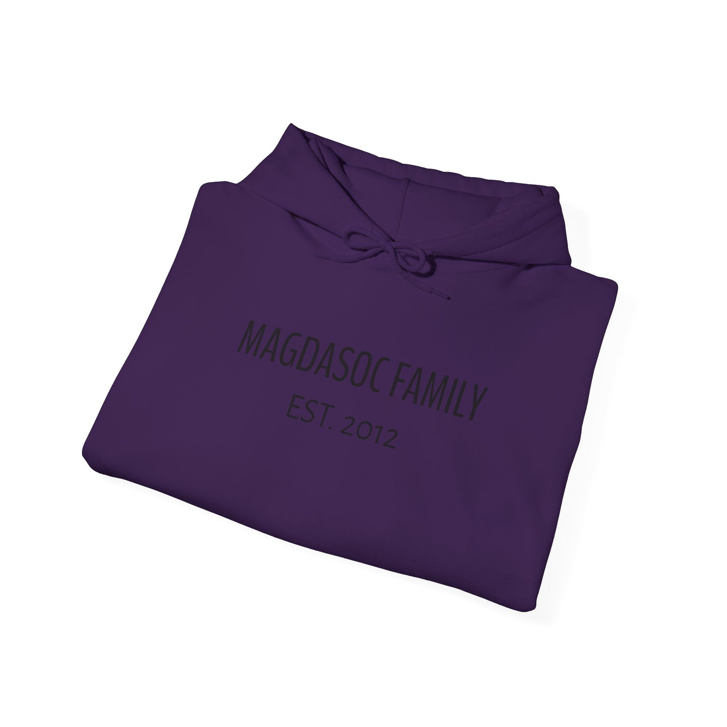 Custom Family Name Hoodie (REGULAR PRINT, DTF)-Personalized Pullover