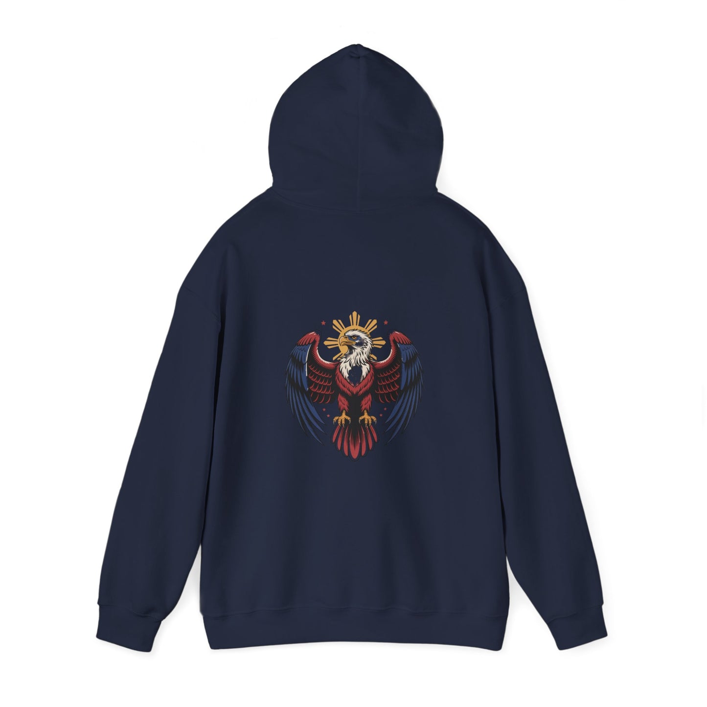 Philippines Map & Heraldic Eagle Hoodie — Filipino Pride Pullover