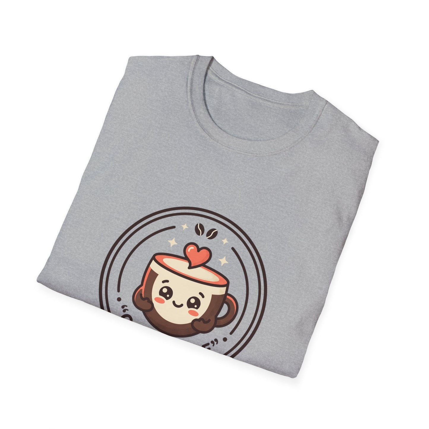 T-Shirt — Caffè Cutie Cute Coffee Cup Graphic Tee