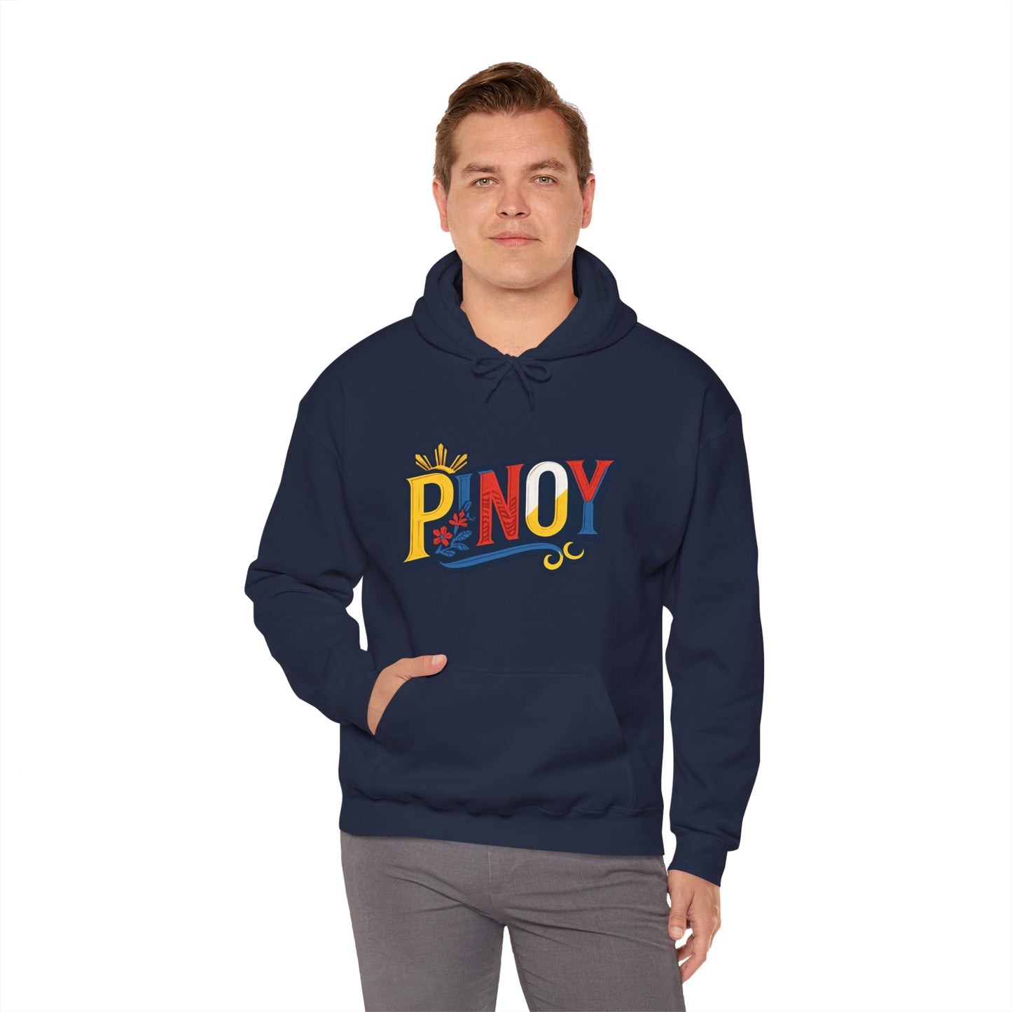 Pinoy Retro Logo Hoodie – Filipino Pride Pullover