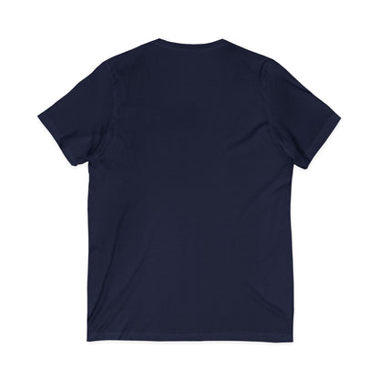 Basketball Player Art V-Neck Tee — Dynamic Court Action Graphic Shirt