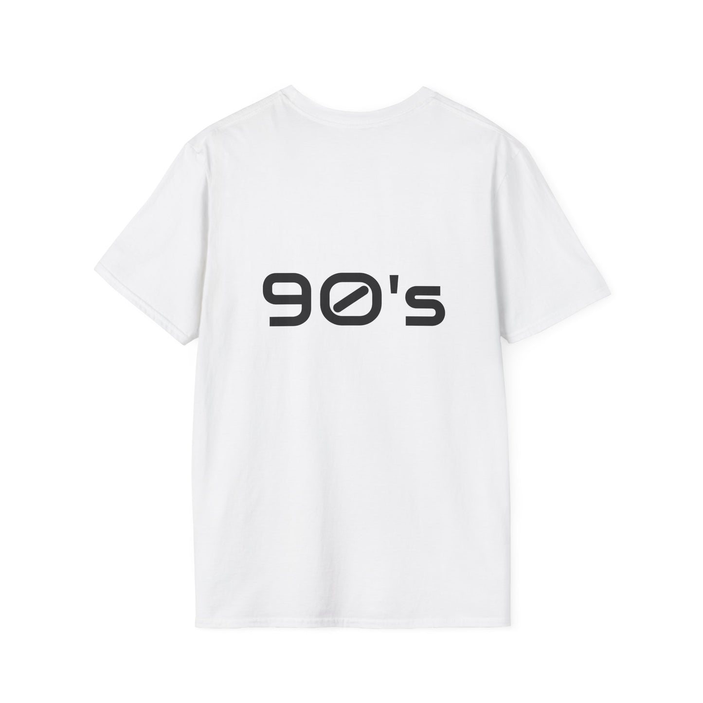 Anime Boy Portrait T‑Shirt — Retro "90's" Back Print