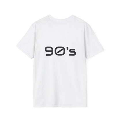 Anime Boy Portrait T‑Shirt — Retro "90's" Back Print
