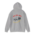 Christmas Hoodie - 'Merry Christmas to Everyone' Front & 'HO, HO, HO!!' Back Holiday Sweatshirt