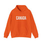 Canada Flag Hoodie – Vintage Canada Text & Maple Leaf Pullover