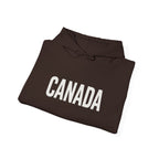 Canada Flag Hoodie – Vintage Canada Text & Maple Leaf Pullover