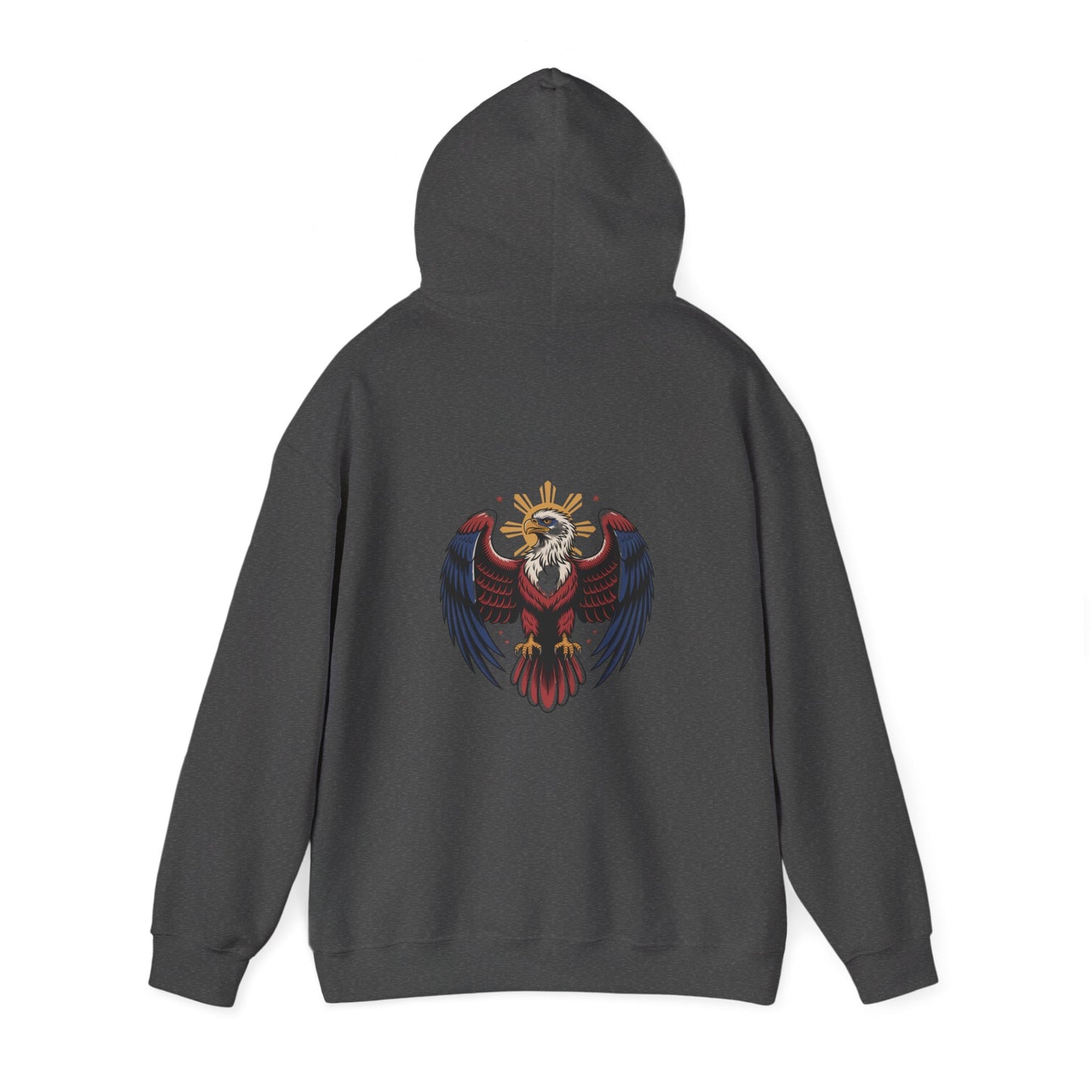 Philippines Map & Heraldic Eagle Hoodie — Filipino Pride Pullover