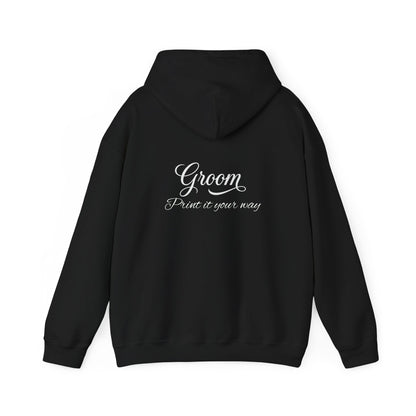 Copy of  "Bride" White Script Hoodie — Bridal Wedding Party Pullover