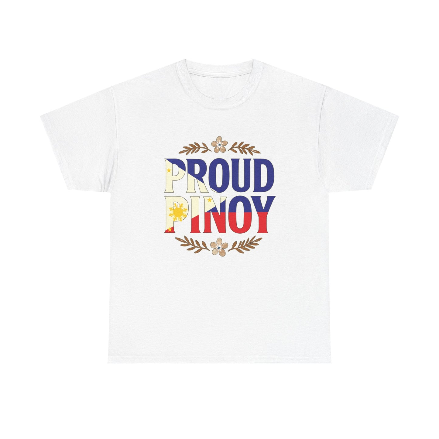 Proud Pinoy T-Shirt – Filipino Flag Pride Tee