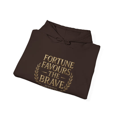 Fortune Favours the Brave Unisex Heavy Blend™ Hooded Sweatshirt