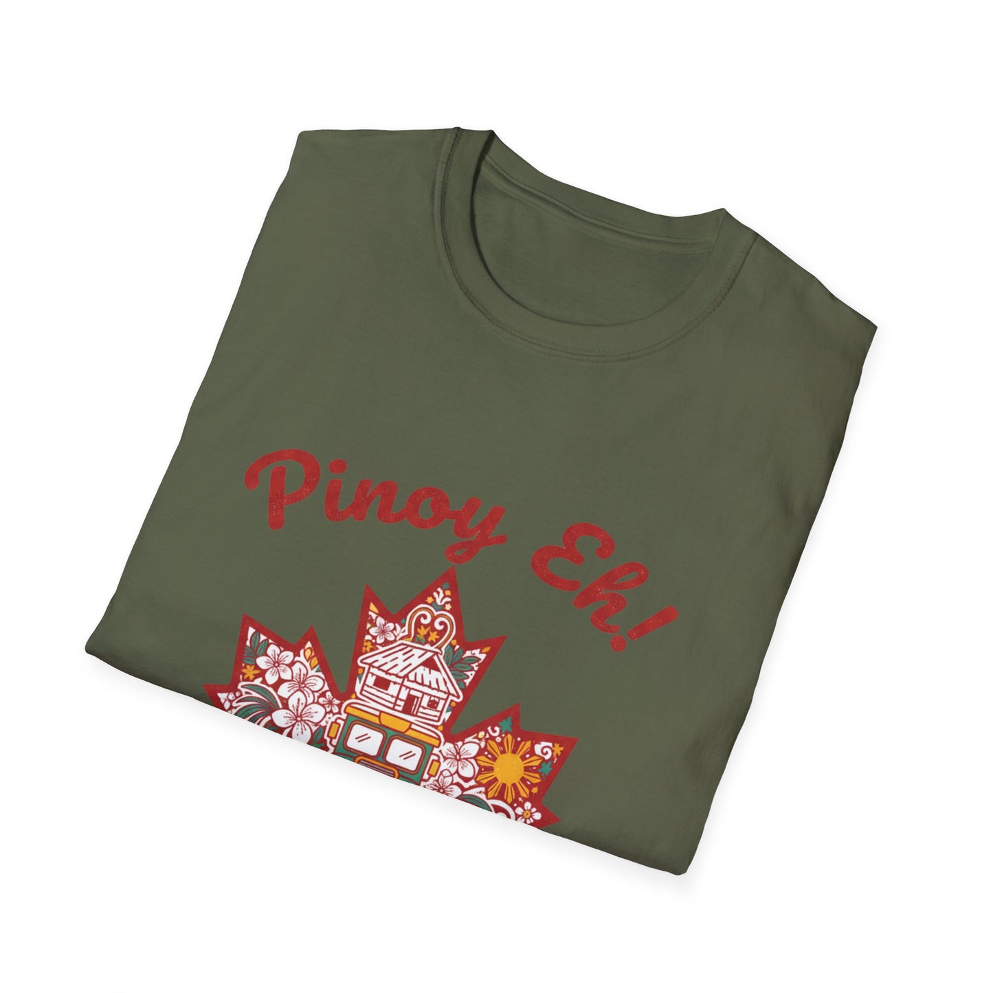 Pinoy Eh! Filipino Maple Leaf T-Shirt — Philippine Pride Canada Design