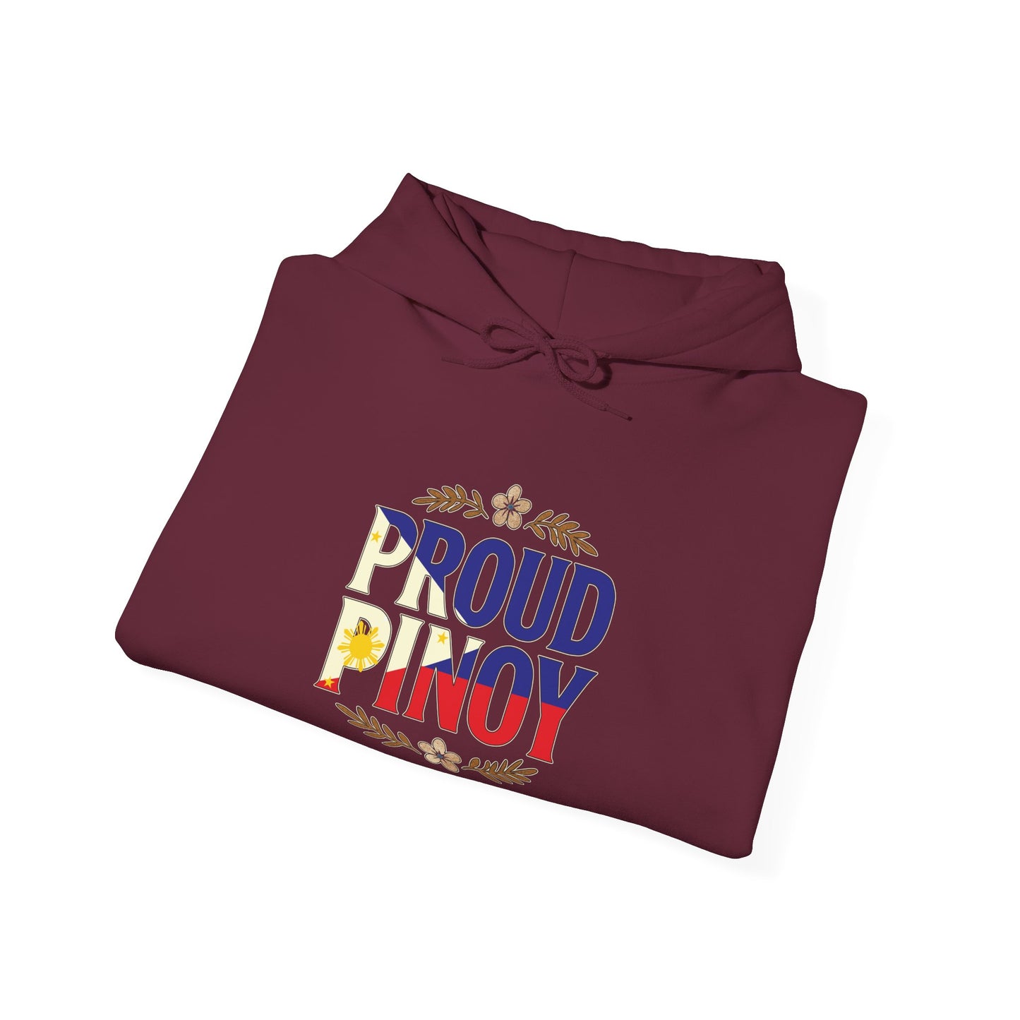 Proud Pinoy  Sa Isip Sa Salita at Sa Gawa Hoodie — Filipino Heritage Pullover