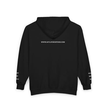 Embroidered Zip Hoodie - Personalized Ready, Designs in front, left and right wrist, and back  (Magdasoc Family with website at the back)