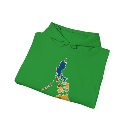Philippines Map & Heraldic Eagle Hoodie — Filipino Pride Pullover