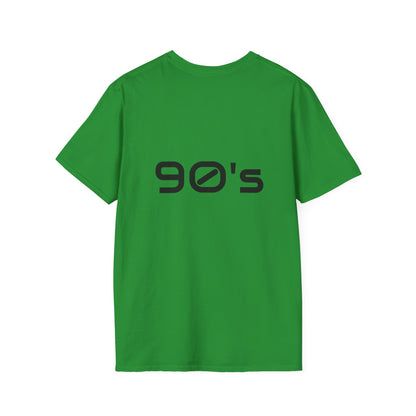 Anime Boy Portrait T‑Shirt — Retro "90's" Back Print