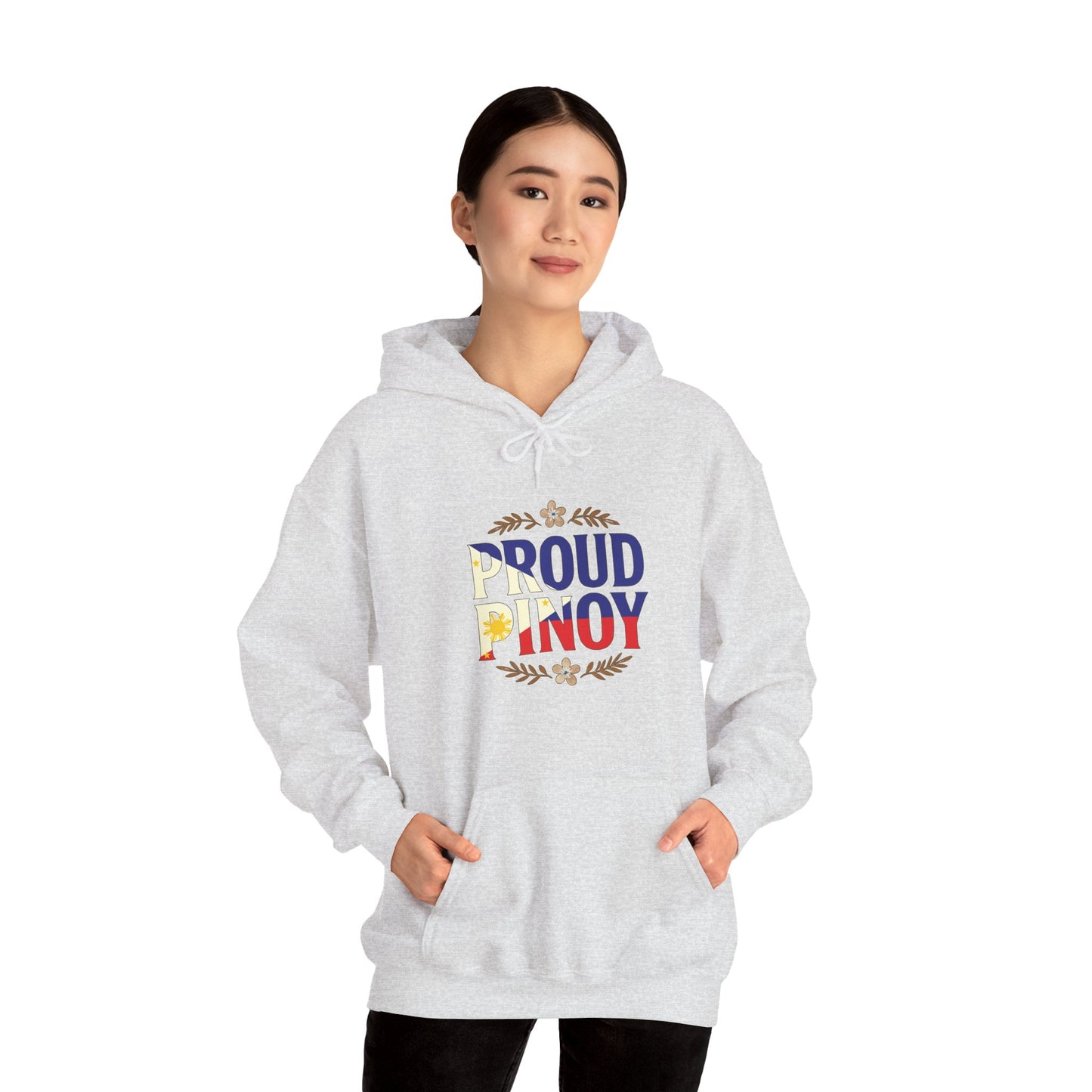 Proud Pinoy  Sa Isip Sa Salita at Sa Gawa Hoodie — Filipino Heritage Pullover