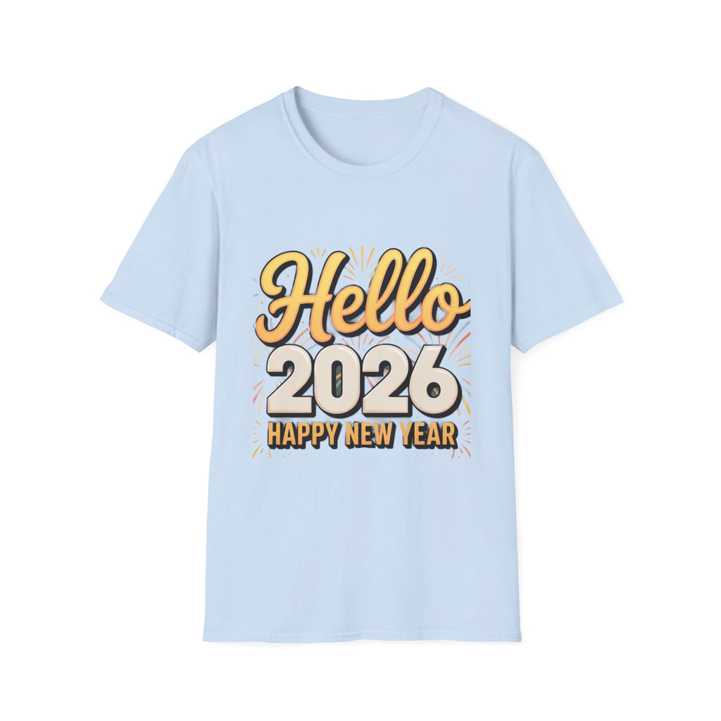 Hello 2026 Happy New Year T-Shirt