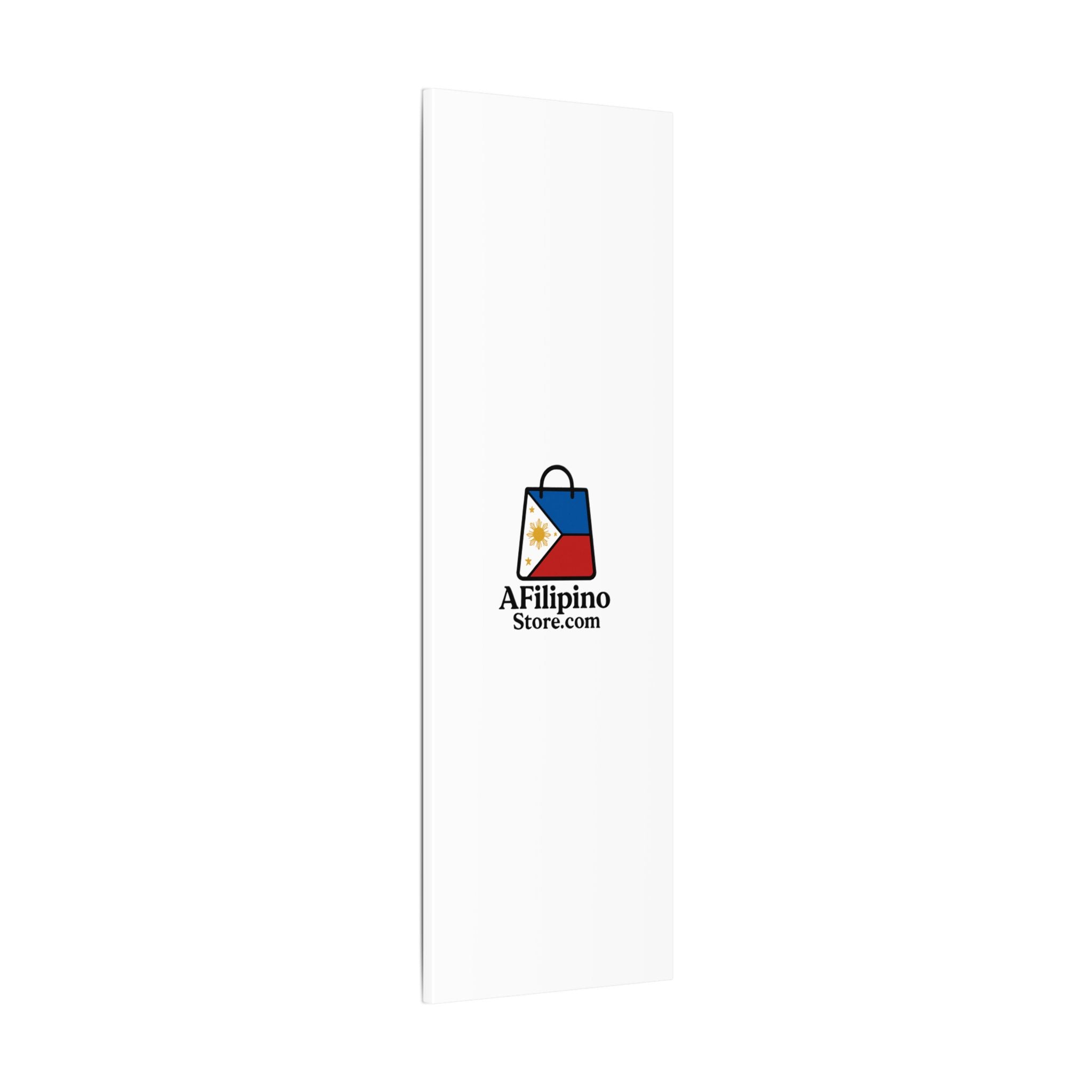 Filipino Flag Tote Logo Canvas Print — AFilipinoStore.com Matte Stretched Wall Art