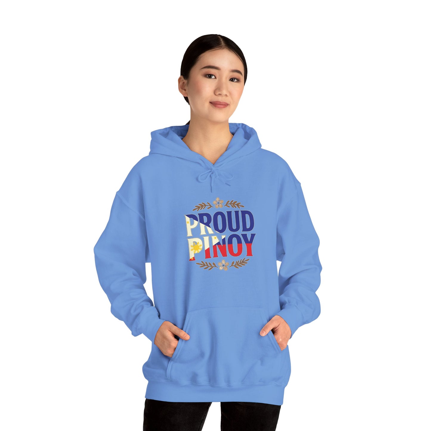 Proud Pinoy  Sa Isip Sa Salita at Sa Gawa Hoodie — Filipino Heritage Pullover