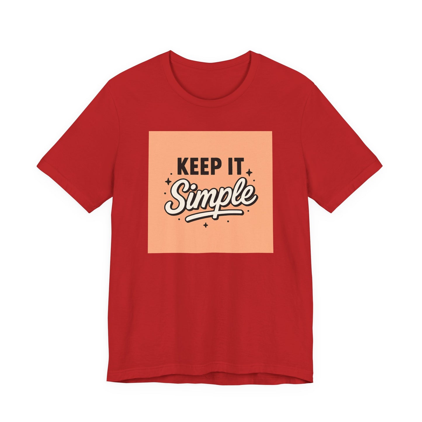 Keep It Simple T-Shirt — Minimalist Retro Graphic Tee