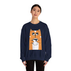 Crewneck Sweatshirt — 'Together Is My Favorite Place to Be' Retro Pocket Design