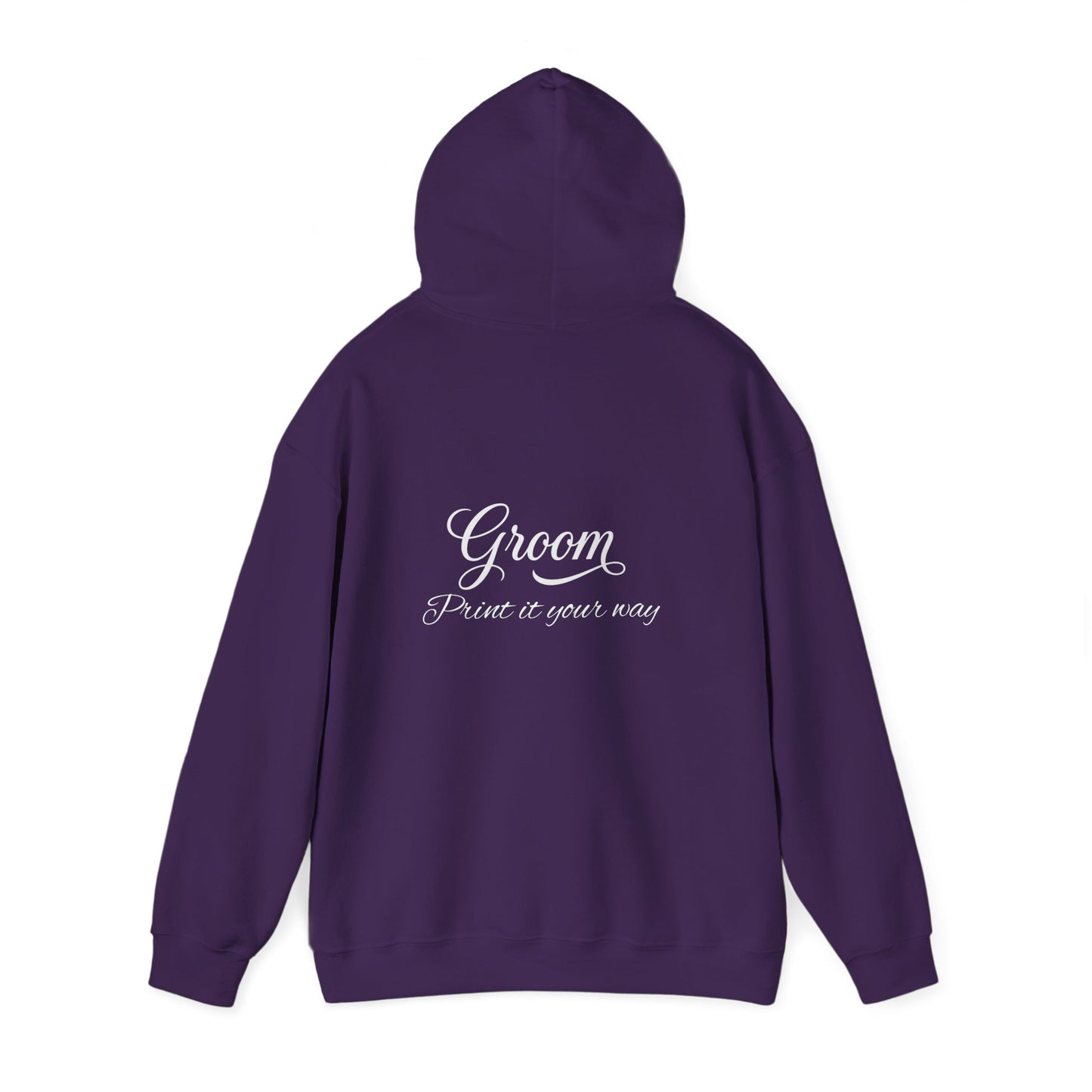 Copy of  "Bride" White Script Hoodie — Bridal Wedding Party Pullover