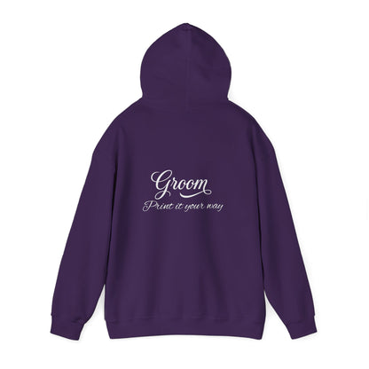 Copy of  "Bride" White Script Hoodie — Bridal Wedding Party Pullover