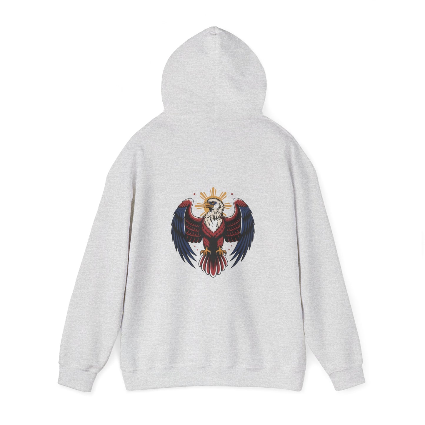 Philippines Map & Heraldic Eagle Hoodie — Filipino Pride Pullover