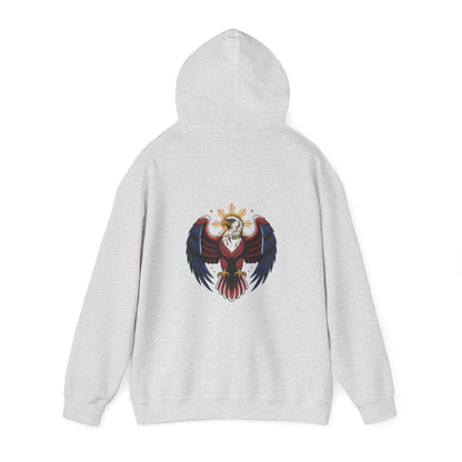Philippines Map & Heraldic Eagle Hoodie — Filipino Pride Pullover