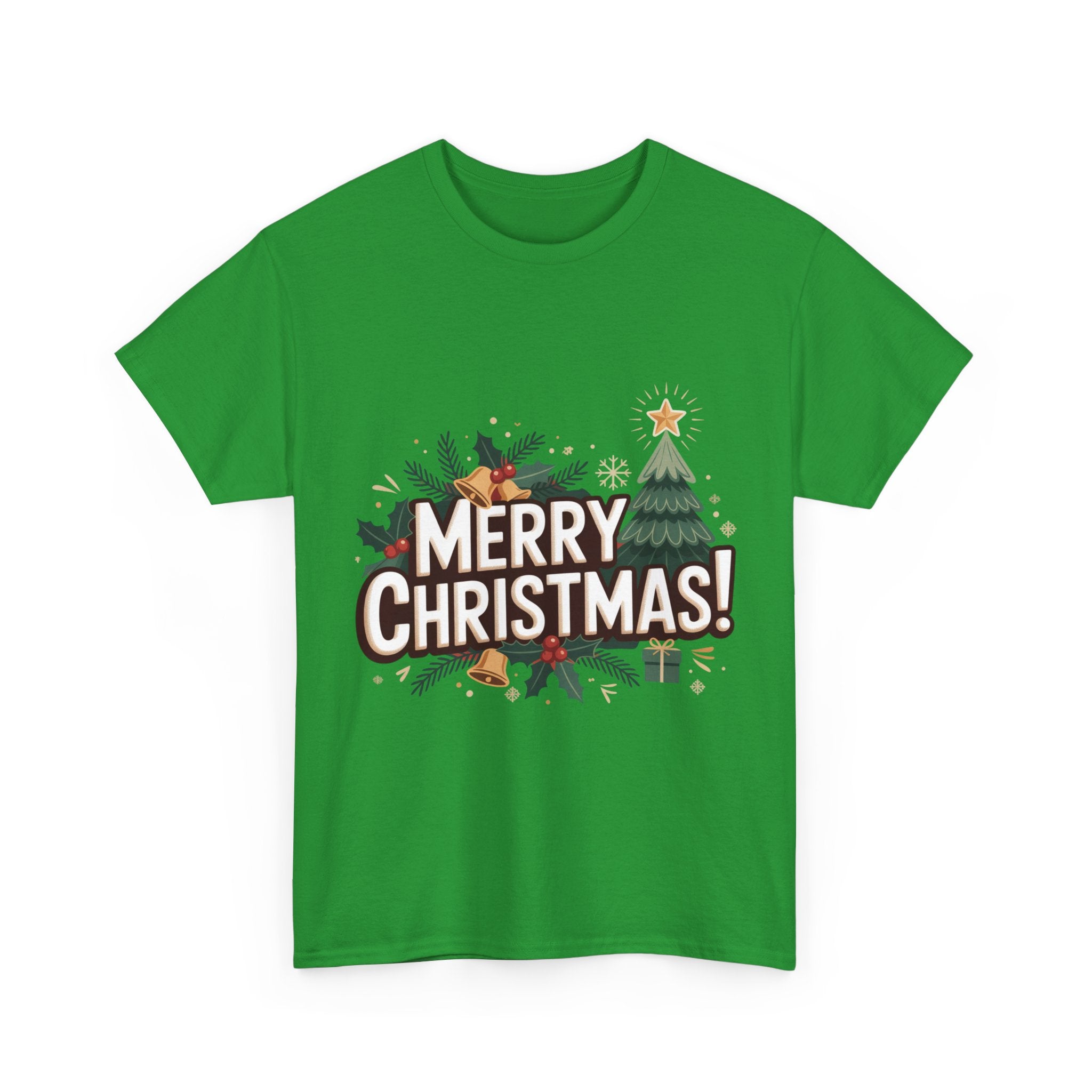 Merry Christmas Unisex Heavy Cotton Tee