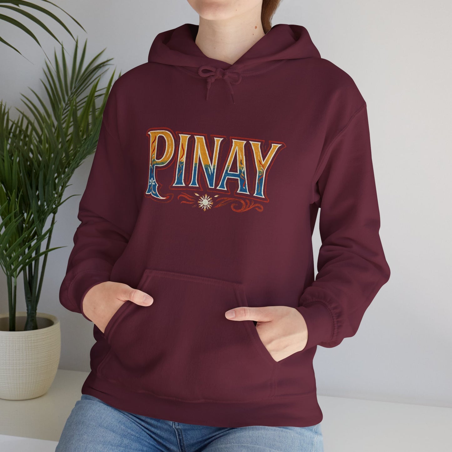 Pinay sa Isip sa Salita at sa Gawa — Filipino Pride Pullover Hoodie