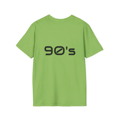 Anime Boy Portrait T‑Shirt — Retro "90's" Back Print