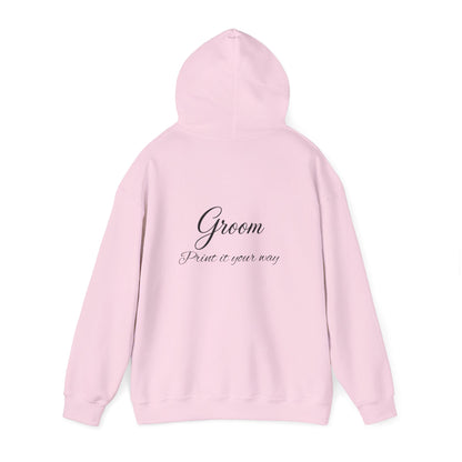 "Groom" Script Hoodie — Bridal Wedding Party Pullover
