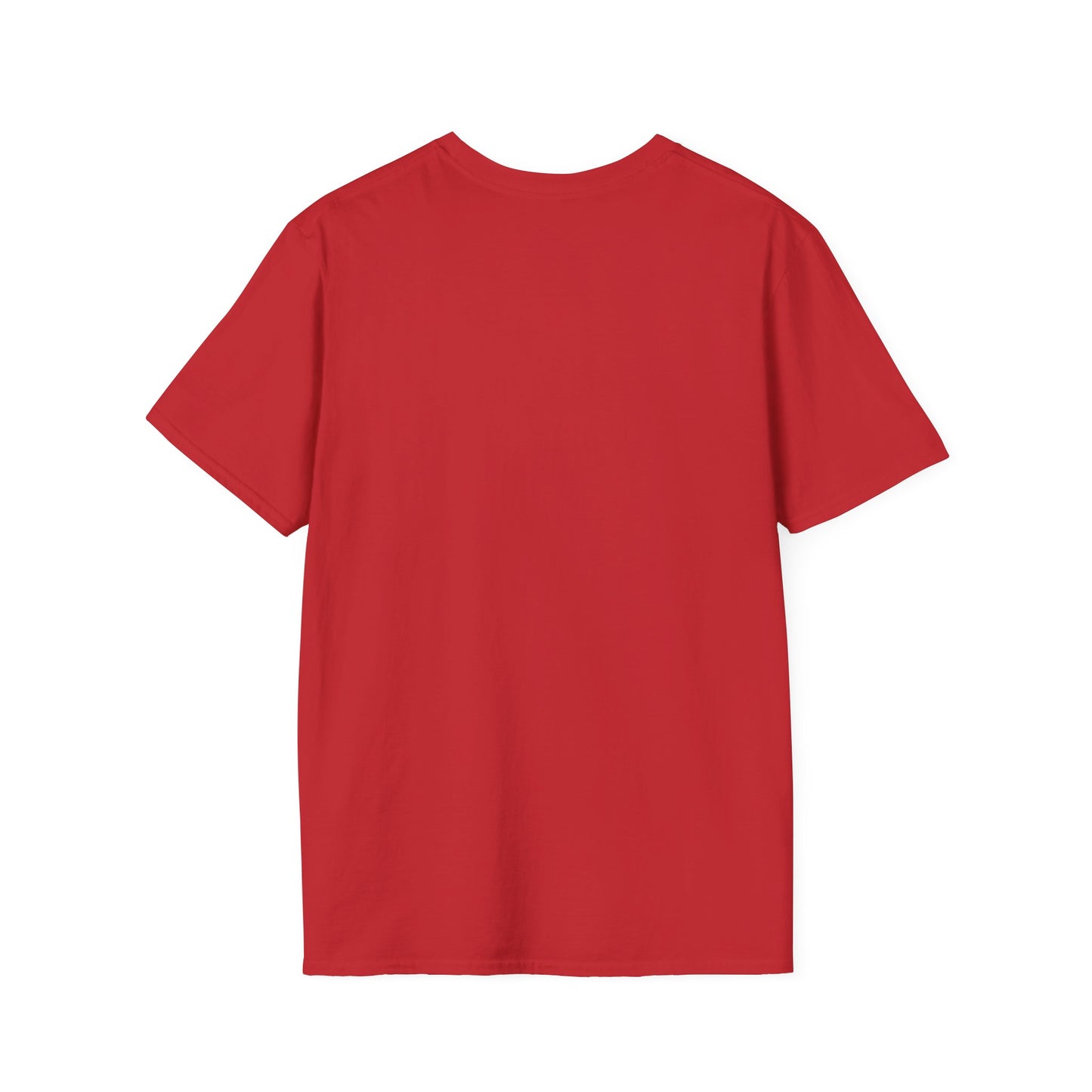 Half- Heart Half-Design T-Shirt — Minimal Red Heart Graphic Tee