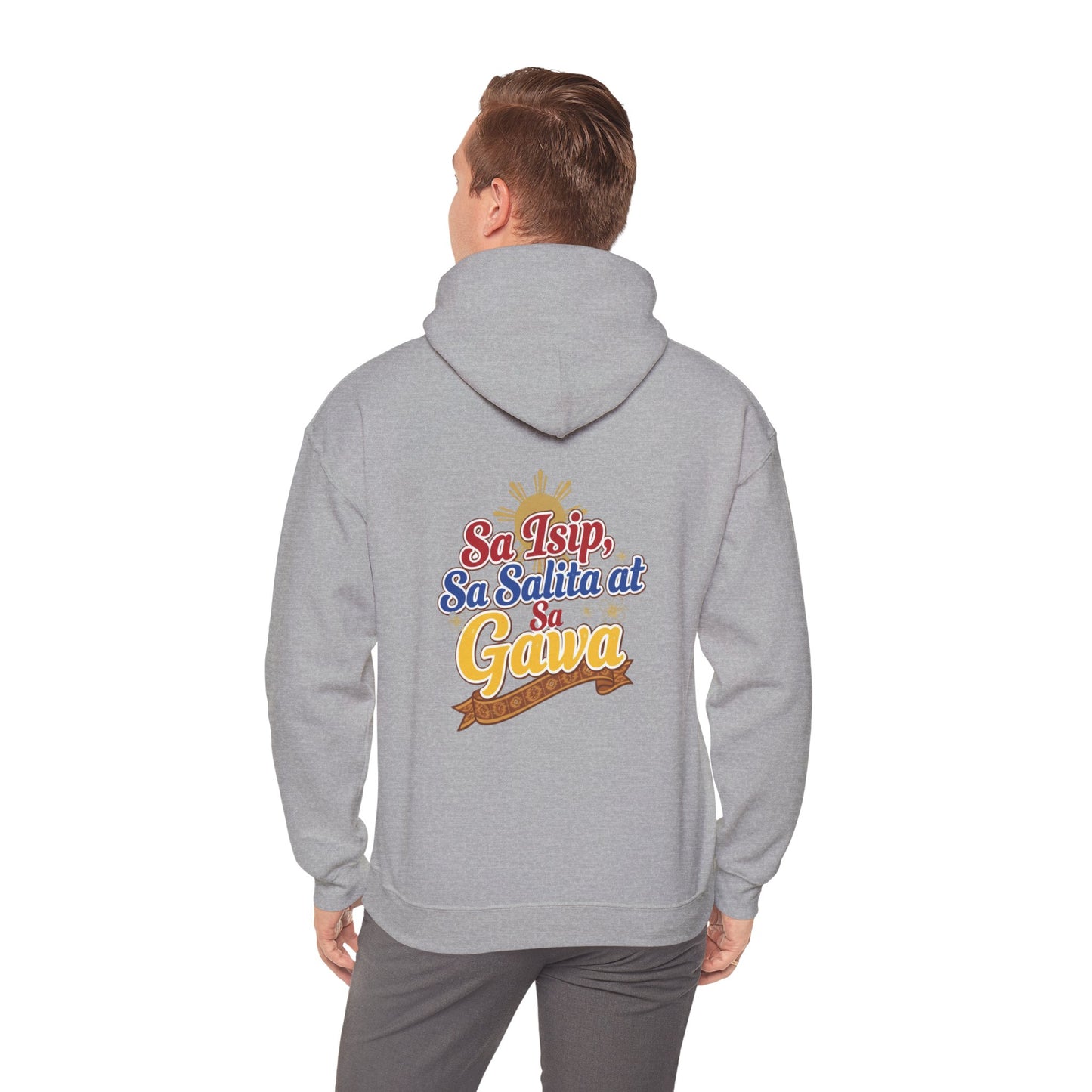 Pinay sa Isip sa Salita at sa Gawa — Filipino Pride Pullover Hoodie