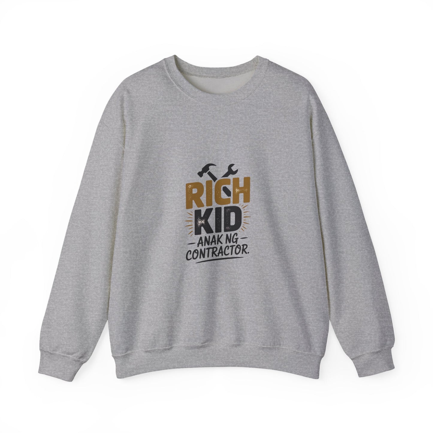 Rich Kid Anak ng Contractor Unisex Heavy Blend™ Crewneck Sweatshirt