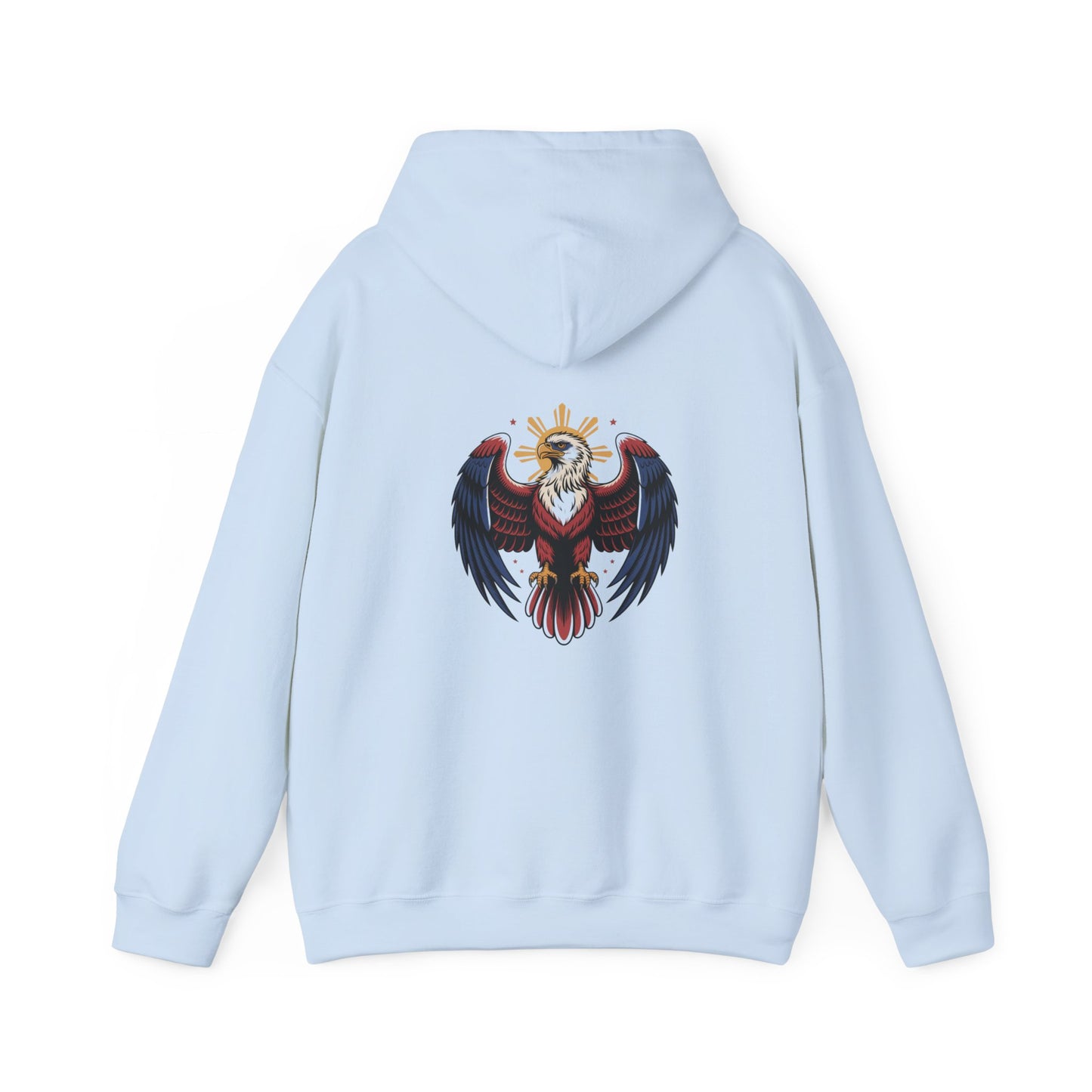Philippines Map & Heraldic Eagle Hoodie — Filipino Pride Pullover