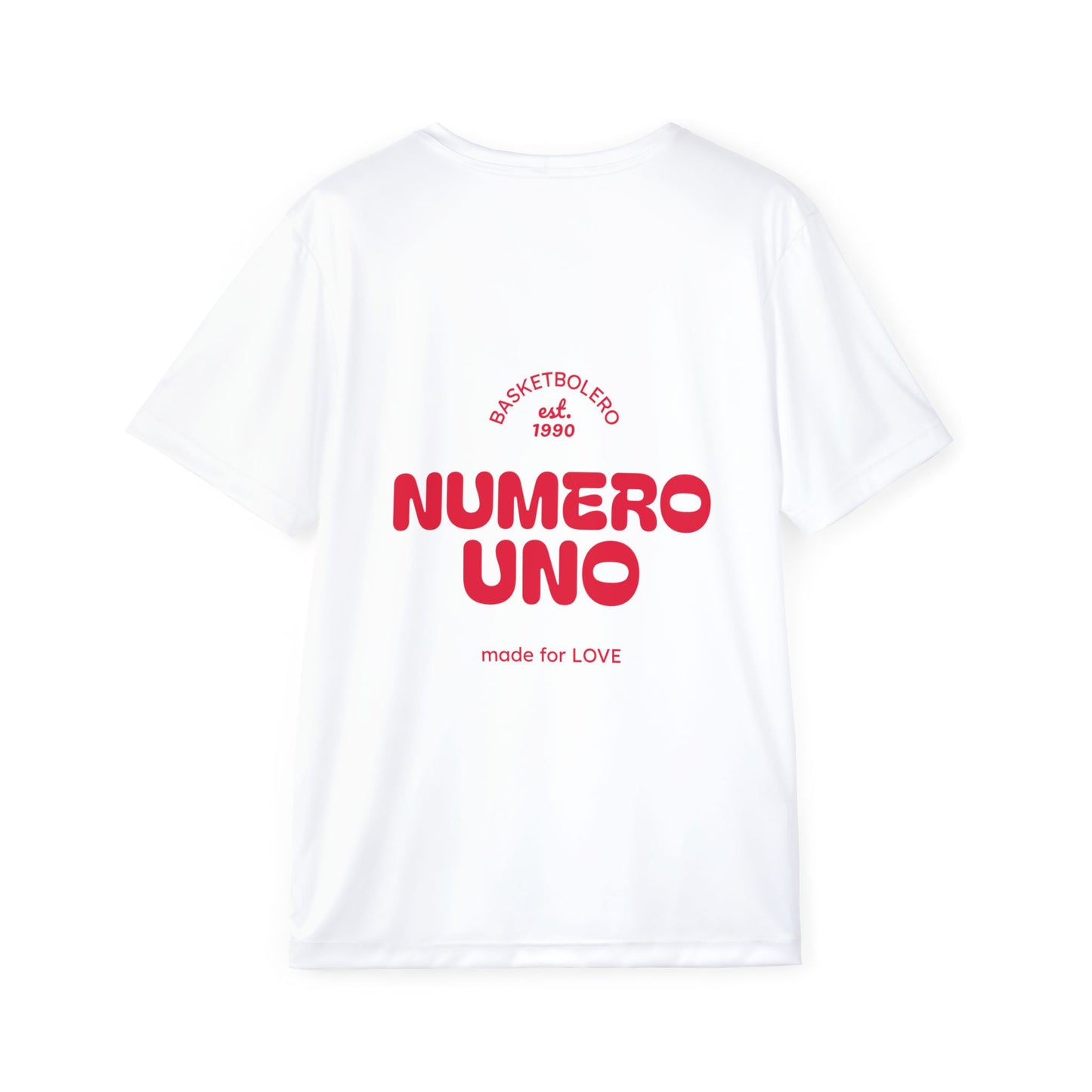 Basketball Jersey Tee - Basketbolero Numero Uno Made for Love