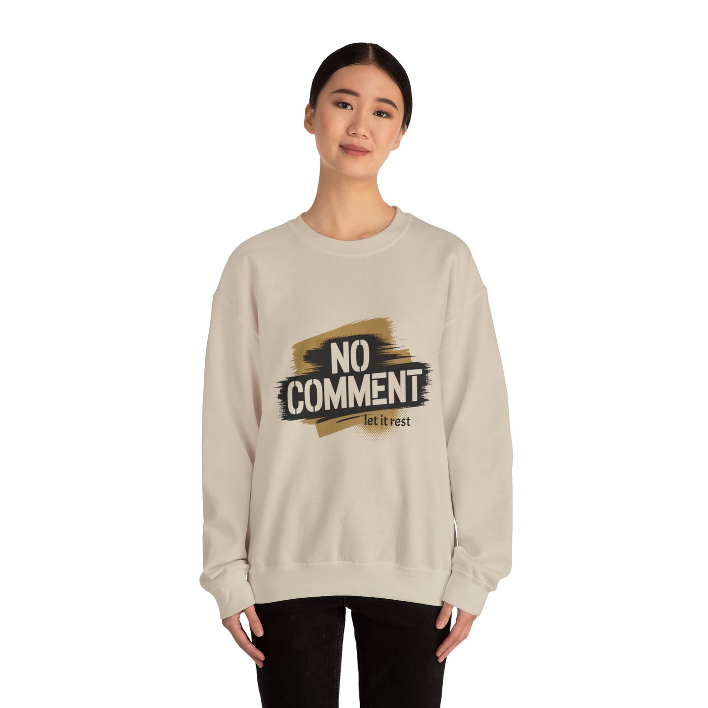 No Comment Heavy Blend Crewneck Sweatshirt