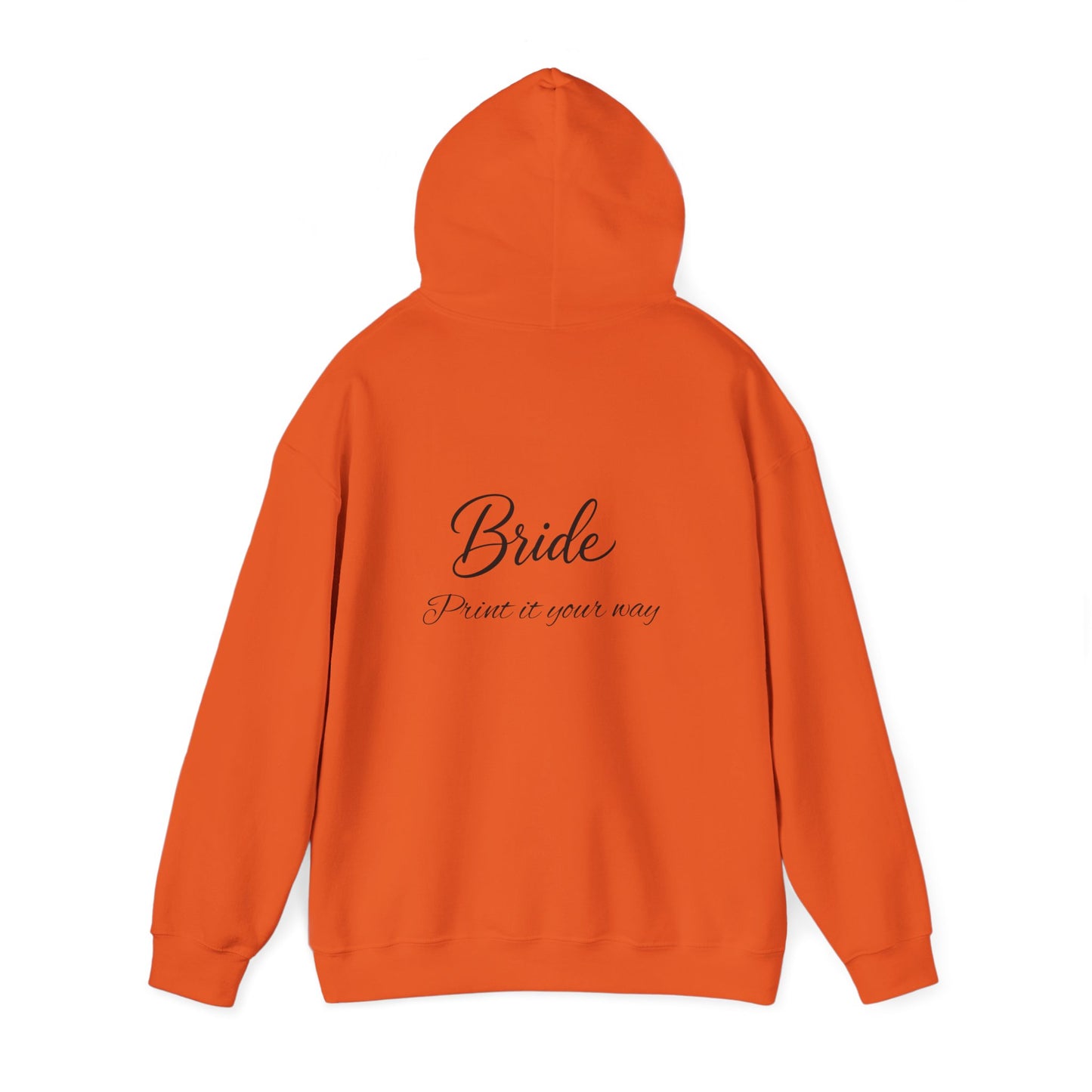 "Bride" Script Hoodie — Bridal Wedding Party Pullover