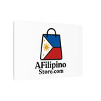 Filipino Flag Tote Logo Canvas Print — AFilipinoStore.com Matte Stretched Wall Art