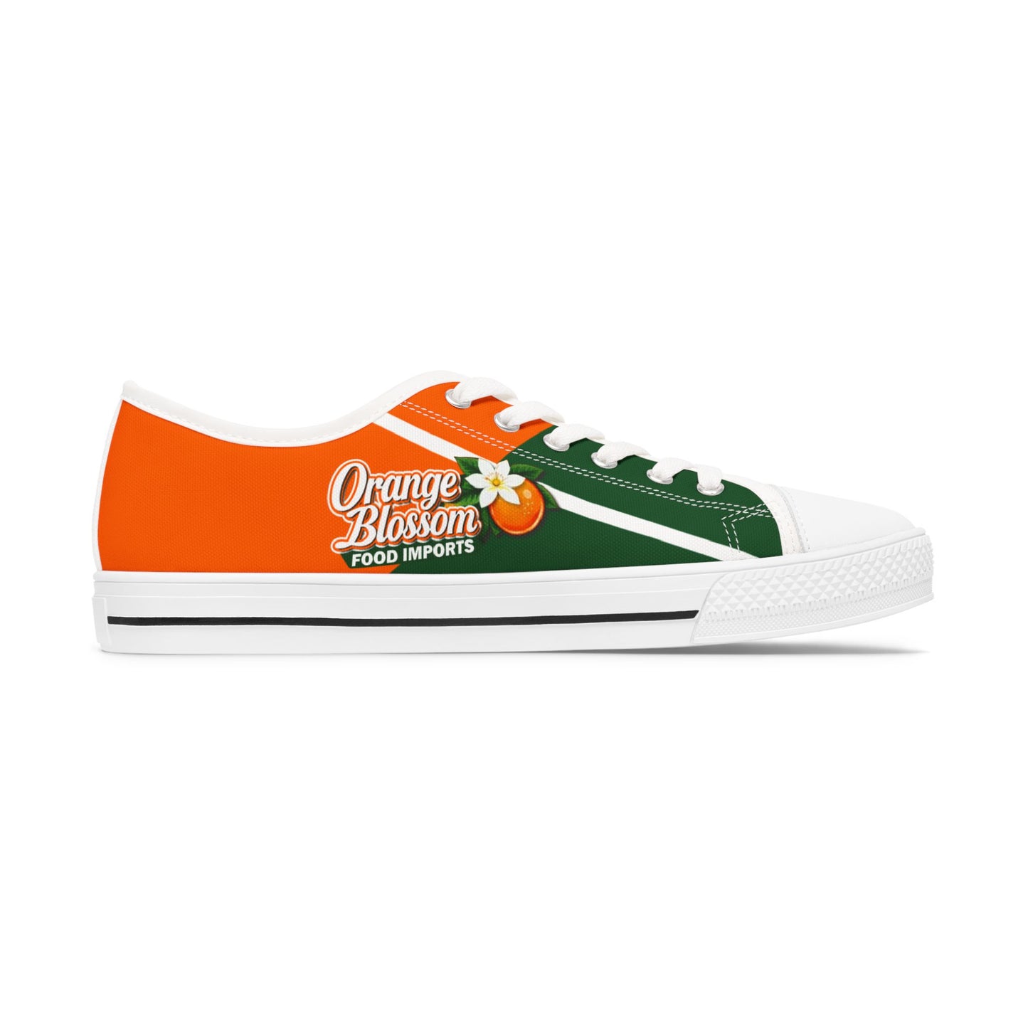 Orange Blossom Personalized Casual Canvas Shoes for Women 2